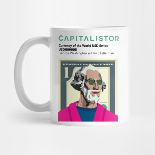 USD000005 - George Washington as David Letterman Series 2 Mug